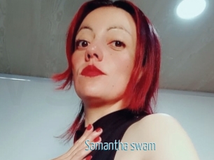 Samantha_swam